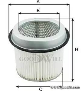 Фильтр воздушный AG516 AG 516 GOODWILL