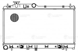 Радиатор охл. для а/м Subaru Forester S12 (08-) 2.0i/2.5i AT LRc22112 LRC22112 LUZAR