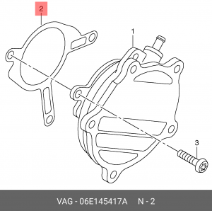 AUDI A4 [B8] (2007>)/VW TOUAREG (2010>) 06E 145 417 A VAG