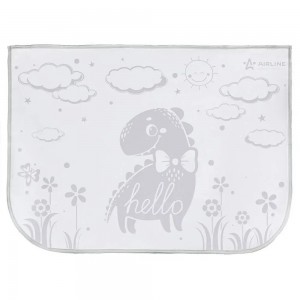 Шторка автомобильная для боковых стекол 70х50см магниты серая 1шт. Динозавр AIRL ASPS-SW-01 AIRLINE