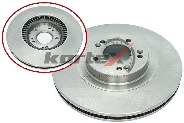 Диск торм. HYUNDAI GENESIS 14- R18 4WD перед. вент. KD0504 KD0504 KORTEX