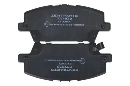 колодки тор. диск. перед. с антиск. пл.! (P28037)\ Honda Civic VII 1.4-2.2 06> Z07833 ZENTPARTS