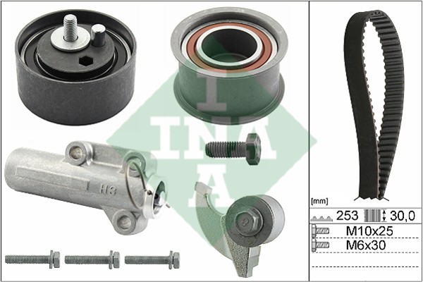 Комплект ГРМ AUDI A6 (C5) 2.4-2.8 530017910 530 0179 10 INA
