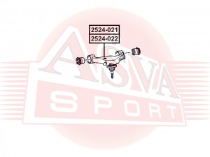 РЫЧАГ ПЕРЕДНИЙ ВЕРХНИЙ ЛЕВЫЙ LAND ROVER 2524022 2524022 ASVA