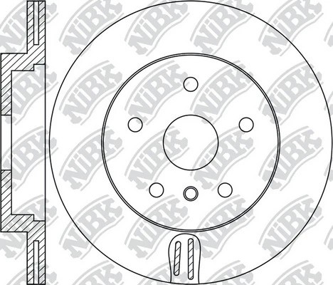 Диск тормозной MERCEDES ML W166  RN1709 RN1709 NIBK