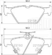 Колодки торм. для а/м Subaru XV (17-) диск. зад. PF4018 PF4018 TRIALLI