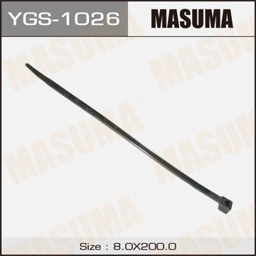 хомут пластиковый черный! 8х200\ YGS1026 MASUMA