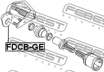 Подшипник привода колеса FDCB-GE FDCB-GE FEBEST