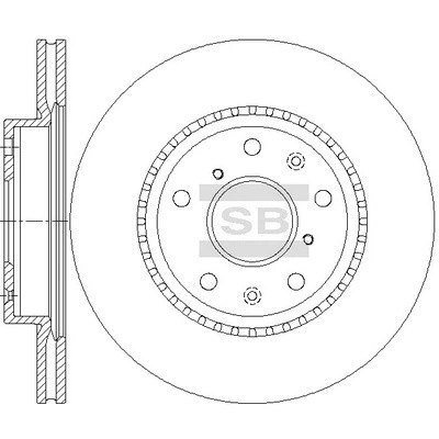 Тормозной диск  SD4811 SD4811 SANGSIN