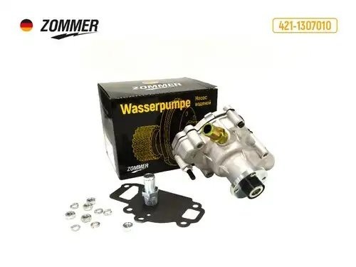 Помпа дв. 421 (100 л.с) штуцер d=16 мм 421-1307010 ZOMMER