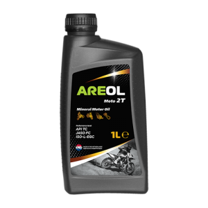AREOL MOTO 2T (1L) масло моторное! (минер.) для 2-х тактных двиг API TC, JASO FC AR121 AREOL