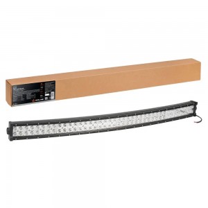 Фара светодиодная (балка) двухрядная изогн., 80LED комбин.свет, 240W, (1065х78х6 ALED058 AIRLINE