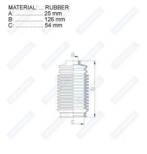 Пыльник рулевой рейки RDZ0369MG RDZ0369MG MOTORHERZ