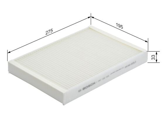 Фильтр воздушный салона VOLVO S60 BOSCH 1 987 432 205 BOSCH