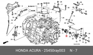 КОМП. ЭЛЕМЕНТА, ATF/ELEMENT COMP., ATF 25450-RAY-003 HONDA