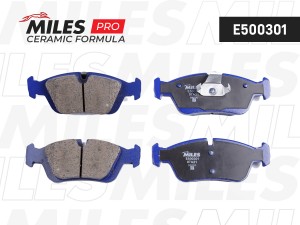 Колодки тормозные передние (Смесь CERAMIC серия PRO) BMW E36/E46/Z3 E36/Z4 E85 9 E500301 MILES