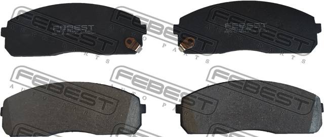 Колодки тормозные передние 1201-H100F FEBEST
