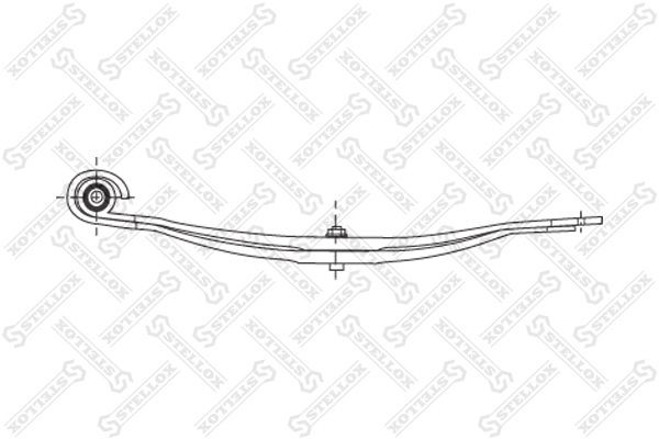 рессора усиленная !2/32x70x100 425+495 S30/- \BPW 84-55641-SX STELLOX