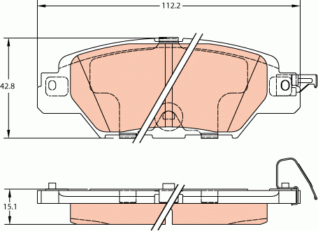 MAZDA CX 5 (2012>) электрон стояночный тормоз GDB2163 TRW