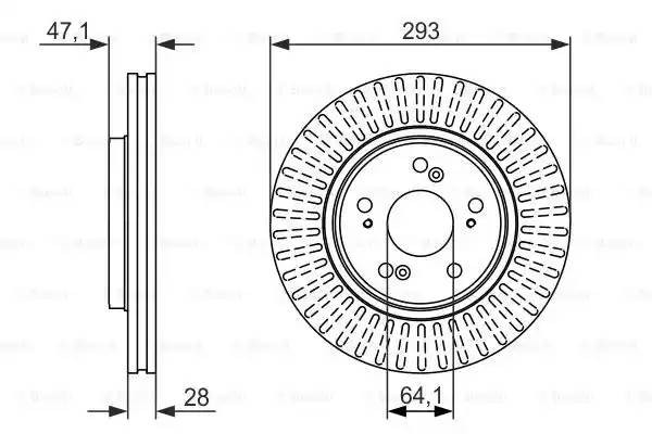 HONDA CR-V (2007-2012) 0 986 479 456 BOSCH