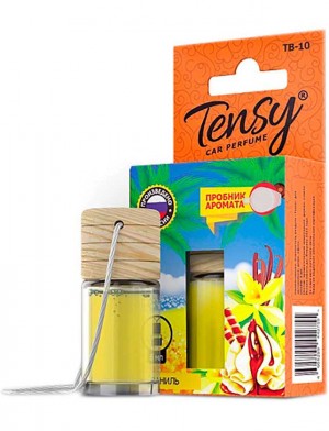 ароматизатор! TENSY (TB-10) подвесной, жидкость, бутылочка 'Ваниль'\ TB10 TENSY