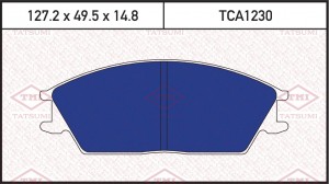 Колодки тормозные дисковые передние HYUNDAI Accent (Tagaz)/Getz/Pony 99- TCA1230 TCA1230 TATSUMI