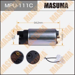 насос топливный электрический! графит. коллект\ Toyota Yaris 1.0i/1.3i 08> MPU-111C MASUMA