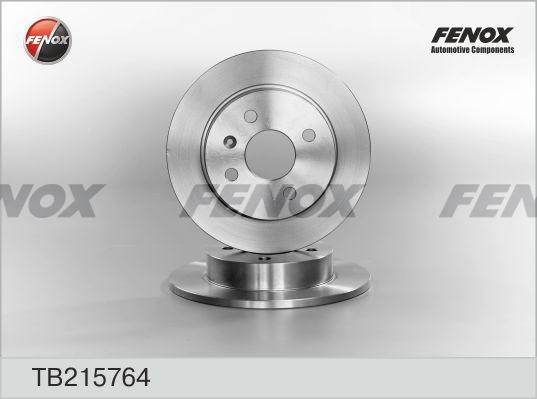 TB215764 диск тормозной задний!\ Opel Astra 1.2-2.0Di 98> TB215764 FENOX