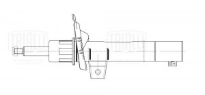 Амортизатор Skoda Kodiaq (16-),VW Tiguan (16-) (стойка) перед. AG 18066 AG 18066 TRIALLI