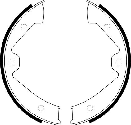 Колодки стояночного тормоза PORSCHE CAYENNE/VW TOUAREG 10- BS33003 BS33003 SB NAGAMOCHI