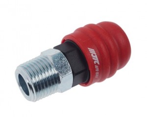 Переходник для компрессора M1/2" быстросъемный наружная резьба композитный двухр JTC-C40SMA JTC TOOLS