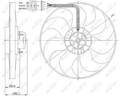 VW POLO (2001-2009) 47204 NRF