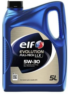 Масло моторное синтетическое ELF EVOLUTION FULL-TECH LLX 5W-30 5л (194890) 21392 213920 ELF