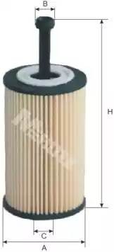 фильтр масляный!\ Citroen Xsara/C3, Peugeot 206/306 1.4/1.6 97> TE614 MFILTER AUTOMOTIVE FILTERS
