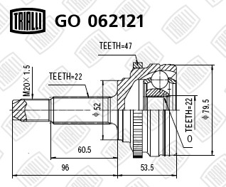 CHEVROLET AVEO (2004>) GO062121 TRIALLI