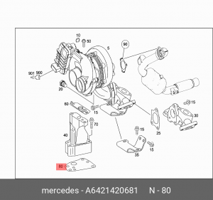 W164 M-KLASSE (ML) (2005-2011) A 642 142 06 81 MERCEDES BENZ