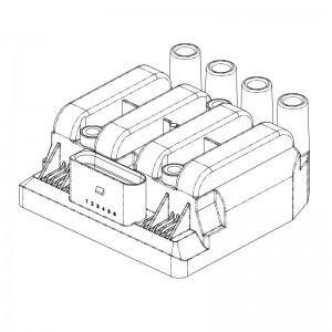 Катушка зажигания для а/м VAG Bora (98-) 2.0i (SC 1808) SC1808 START VOLT