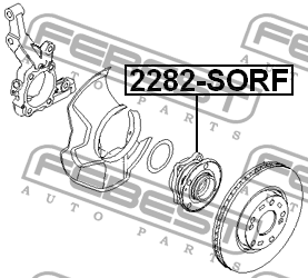 Ступица 2282-SORF 2282-SORF FEBEST