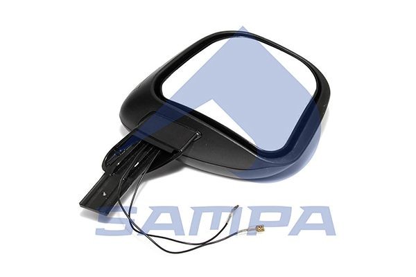 Зеркало широкоугольное правое 124/144(SER.4) ('96-'04) / SER.4R/P/T('04-) 250x19 042110 SAMPA