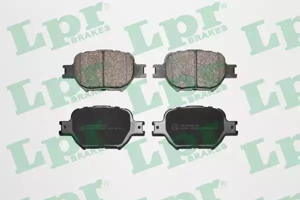 Комплект тормозных колодок 05P837 05P837 LPR
