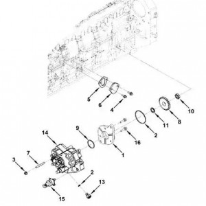 Блок дозировочный ТНВД Bosch 3310 ISF 3.8, КАМАЗ ISBe, ISDe (Haffen) 0375 HAFFEN