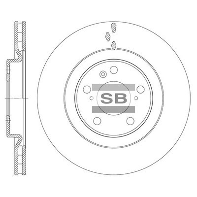 Диск тормозной GREAT WALL X DOG SD8534 SD8534 SANGSIN