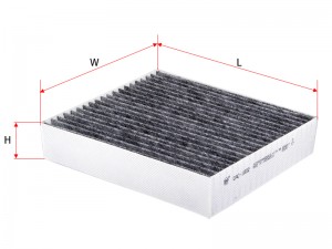 Фильтр салона MITSUBISHI COLT 03- угольный CAC1002 CAC-1002 SAKURA