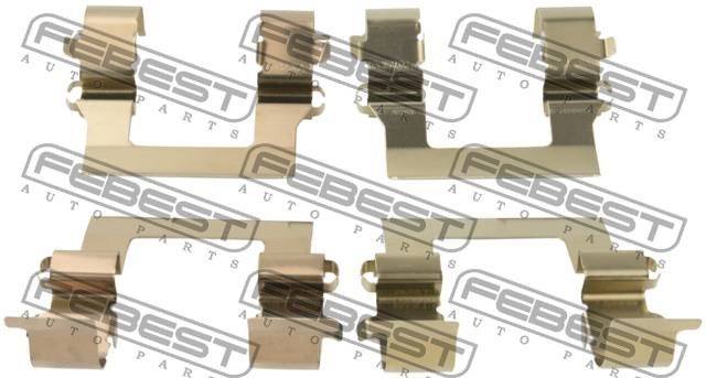 Монтажный комплект для дисковых колодок MITSUBISHI LANCER 2000-2009 0403-CSF 0403-CSF FEBEST