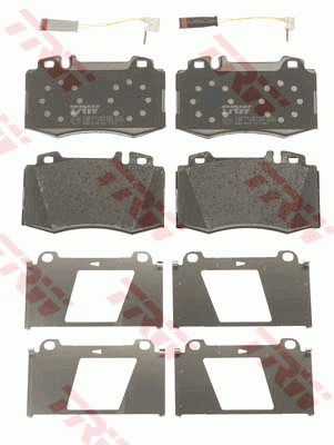 Колодки передние MERCEDES W203, W211, W220 GDB1543 GDB1543 TRW