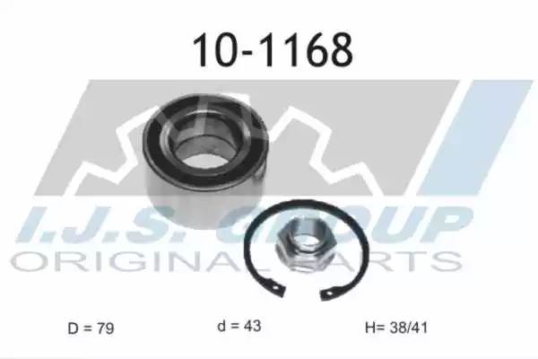 к-кт подшипника ступицы! передней\ Honda Civic MA/EK 95>/EH6/EG2 1.6 92-95 101168 IJS GROUP