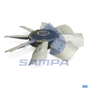 Вискомуфта SCANIA 3 series (87-) привода вентилятора (с крыльчаткой) SAMPA 041402 SAMPA