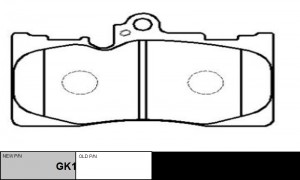 Колодки тормозные TOYOTA Crown 2008 ~ 2013 / Crown Athlete 2005 ~ 2013 / Crown M GK1061 CTR