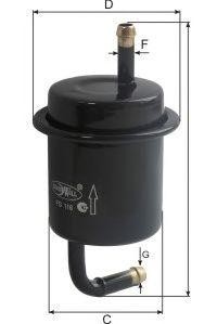Фильтр топливный FG116 FG 116 GOODWILL