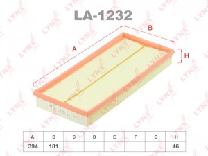 MERCEDES BENZ A140/160 W169 (2004-2012) LA-1232 LYNXAUTO